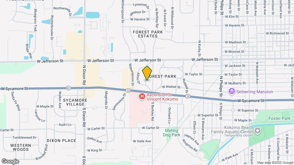 202 Lody Ln Map and Location Details