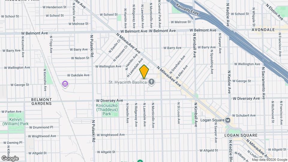 3700 W George St, Unit J02P Map and Location Details