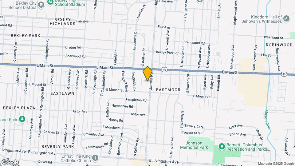 785-795 S James Rd Map and Location Details