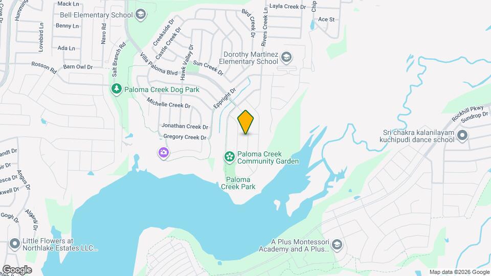 1804 Gayla Creek Dr Map and Location Details