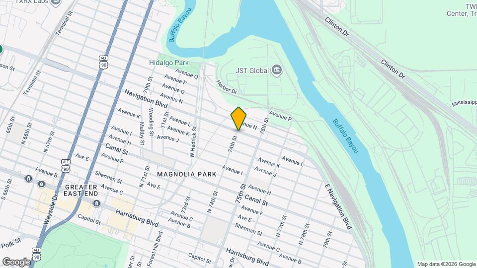 7402 Navigation Blvd Mapa y Detalles de la Ubicación
