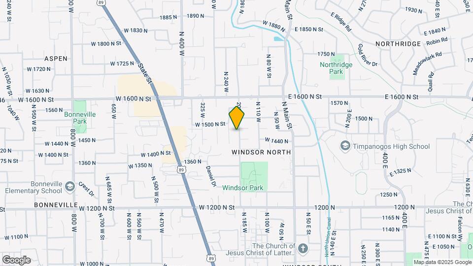 1469 N 200 W St Map and Location Details