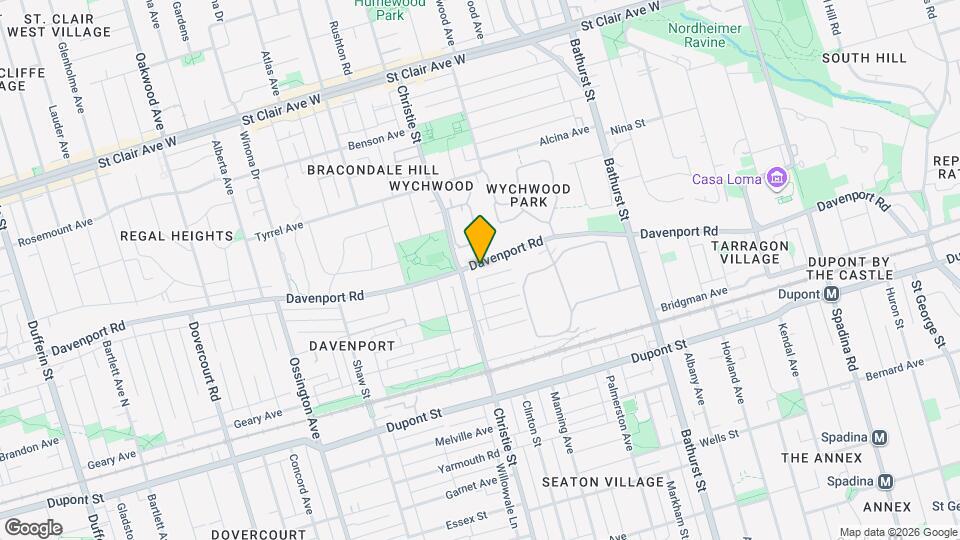 885 Davenport Rd Map and Location Details