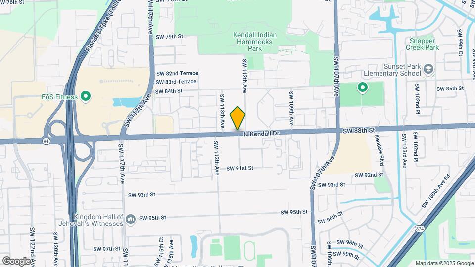 11255 SW 88th St, Unit #212G Mapa y Detalles de la Ubicación