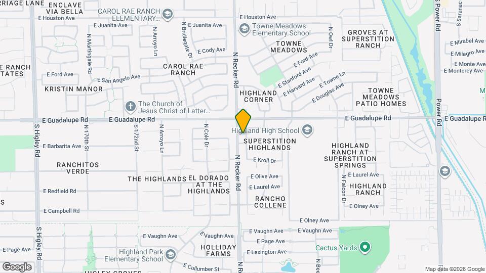 730 N Swallow Ln Map and Location Details