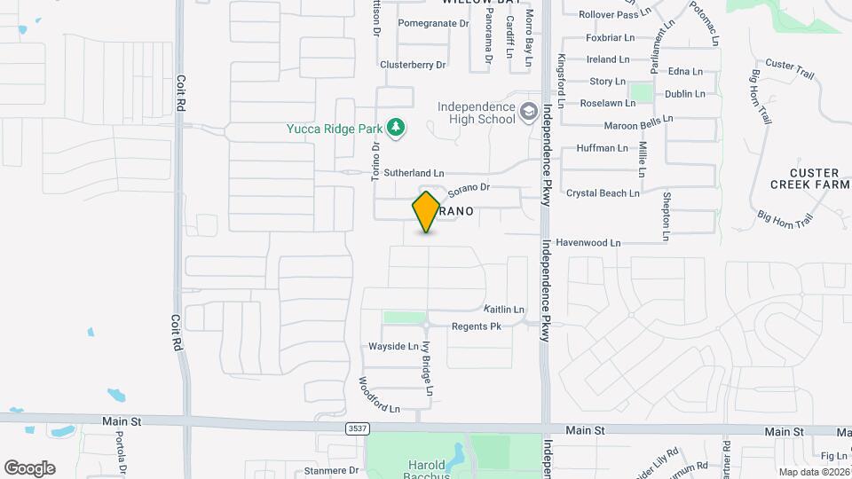 13912 Chestnut Gln Ln Mapa y Detalles de la Ubicación