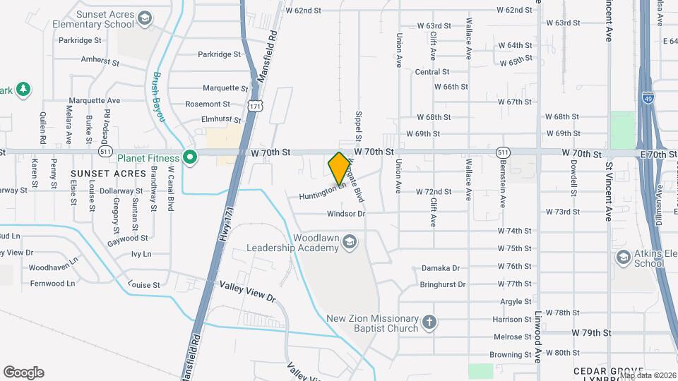 918 Huntington Ln Map and Location Details