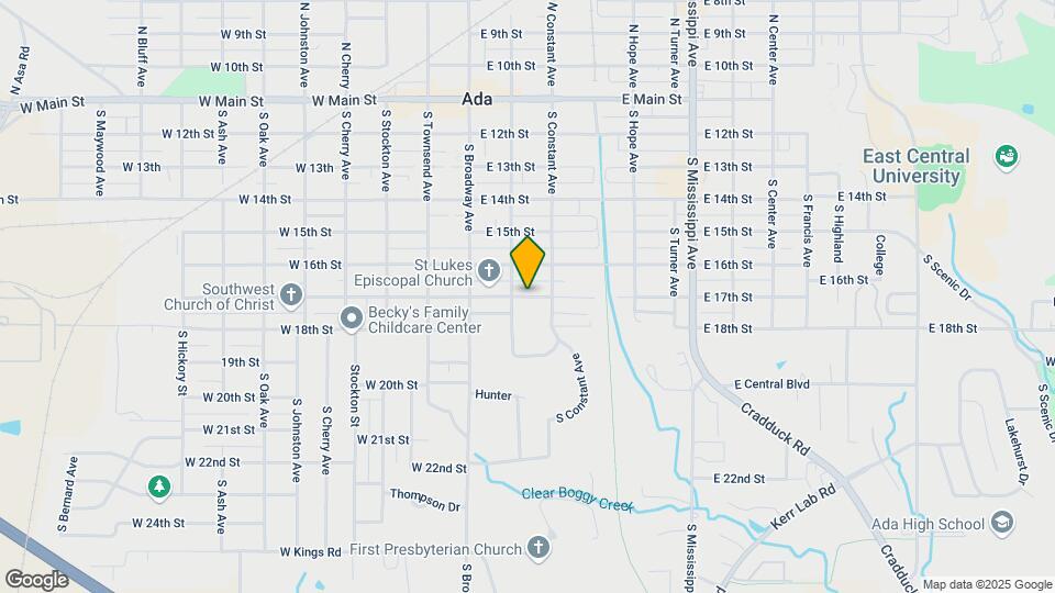 223 E 17th St Map and Location Details