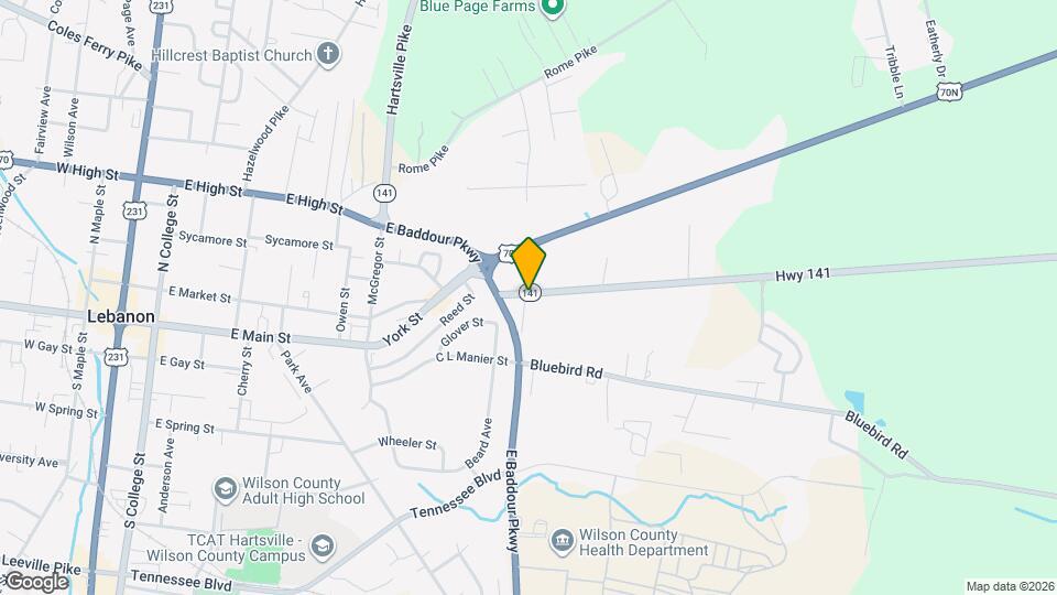 74 Trousdale Ferry Pike Map and Location Details