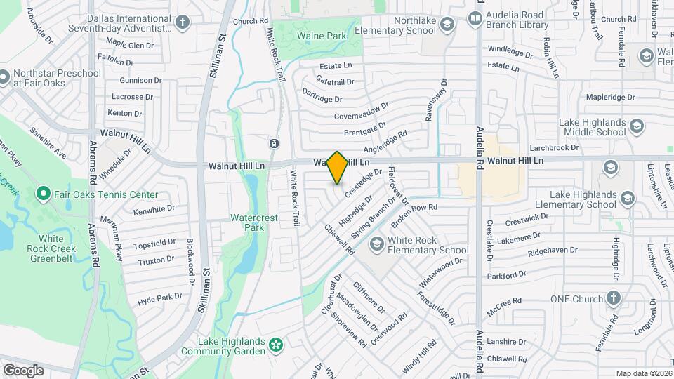 9611 Meadowhill Dr Map and Location Details