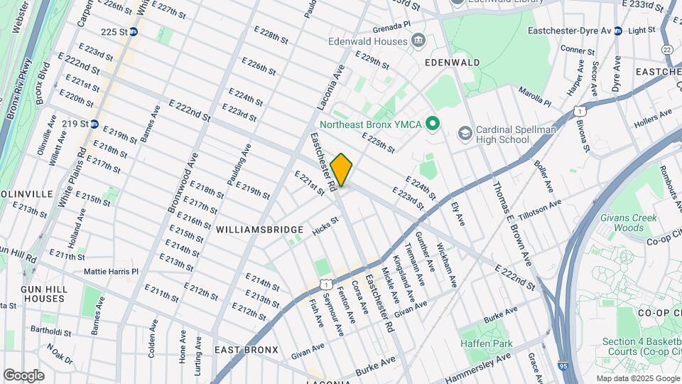 3600 Eastchester Rd Map and Location Details
