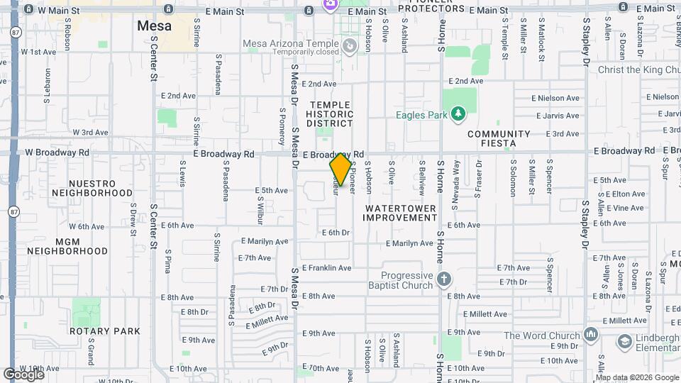 505 S Lesueur Mapa y Detalles de la Ubicación