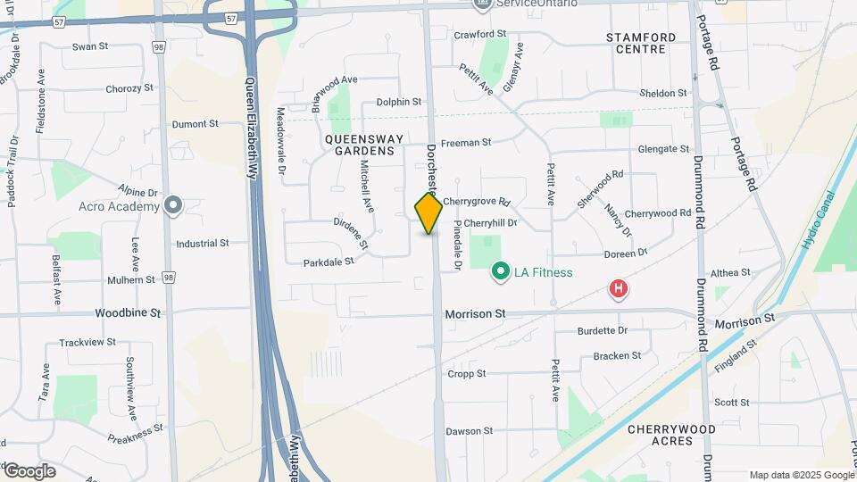 4607 Dorchester Rd Map and Location Details