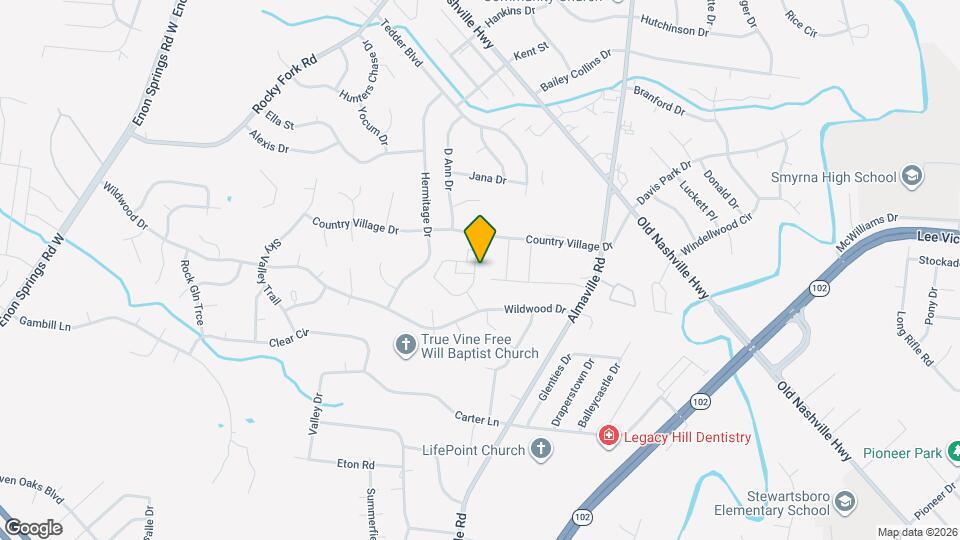 201 Mountaindale Dr Map and Location Details