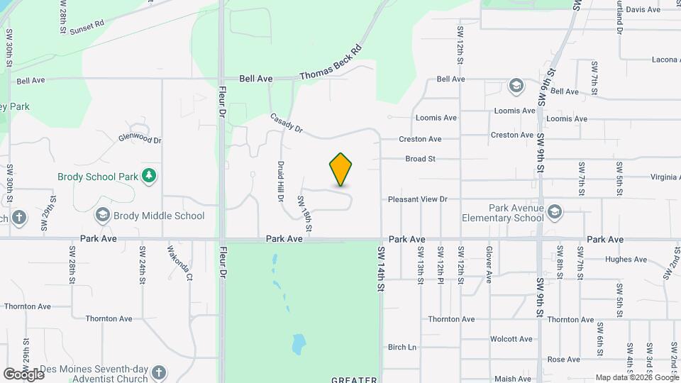 1549 Pleasant View Dr Map and Location Details