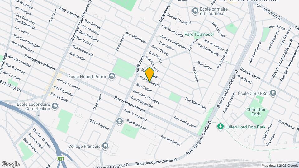 2426 Marquette Rue Map and Location Details