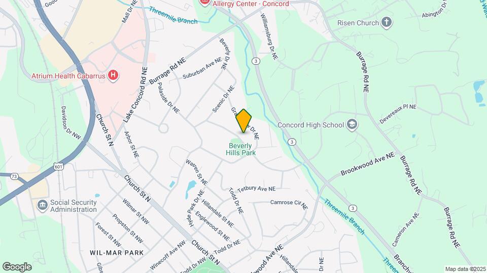 640 Miramar St NE Map and Location Details