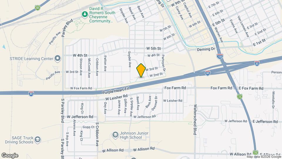 727 W 2nd St Map and Location Details