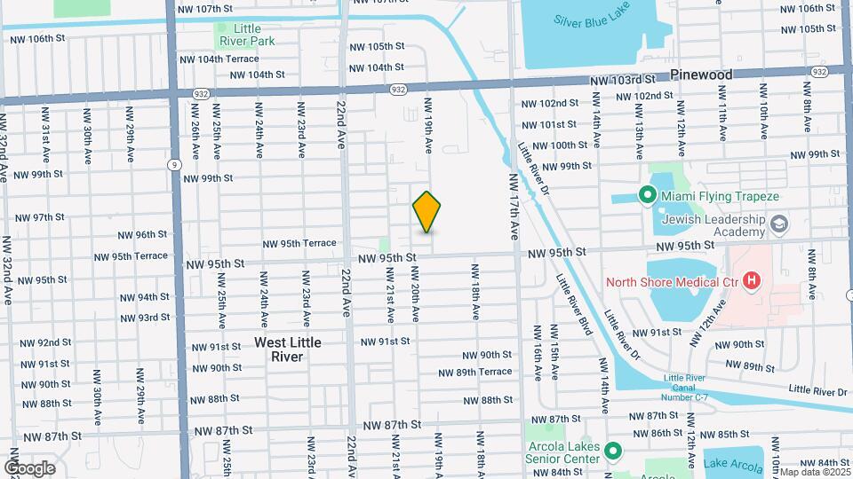 1911 NW 95th Terrace Mapa y Detalles de la Ubicación