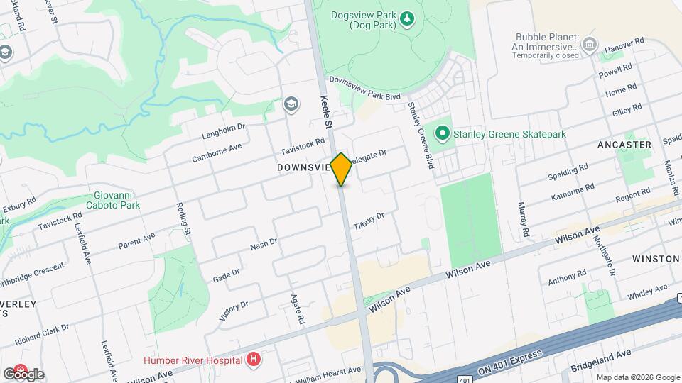 2839 Keele St Map and Location Details