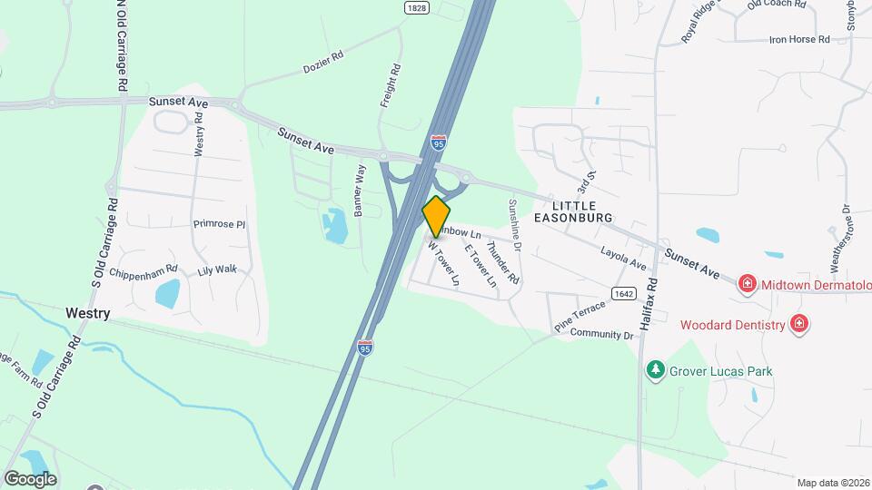 309 W Tower Ln Map and Location Details