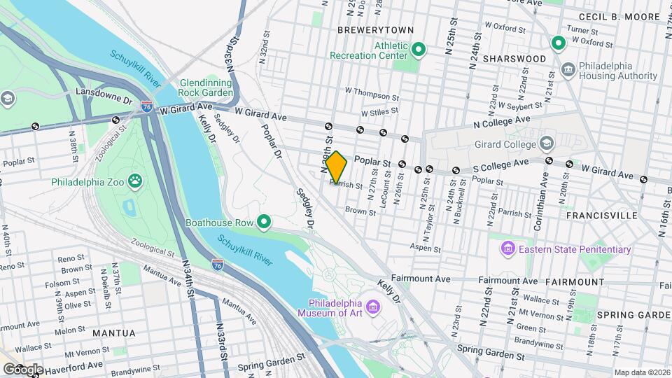 834 N Newkirk St Map and Location Details