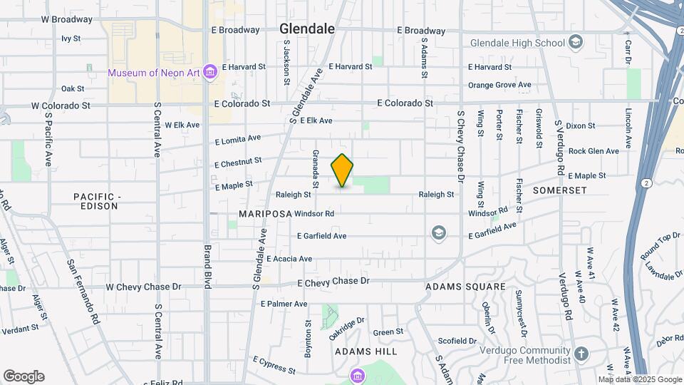626 Raleigh St Map and Location Details