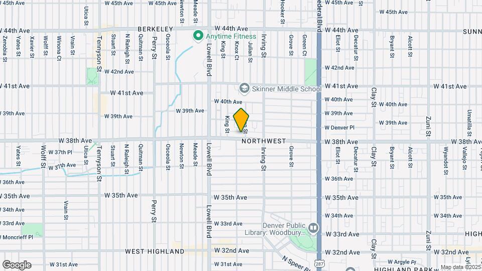W 38th Rowhomes Map and Location Details