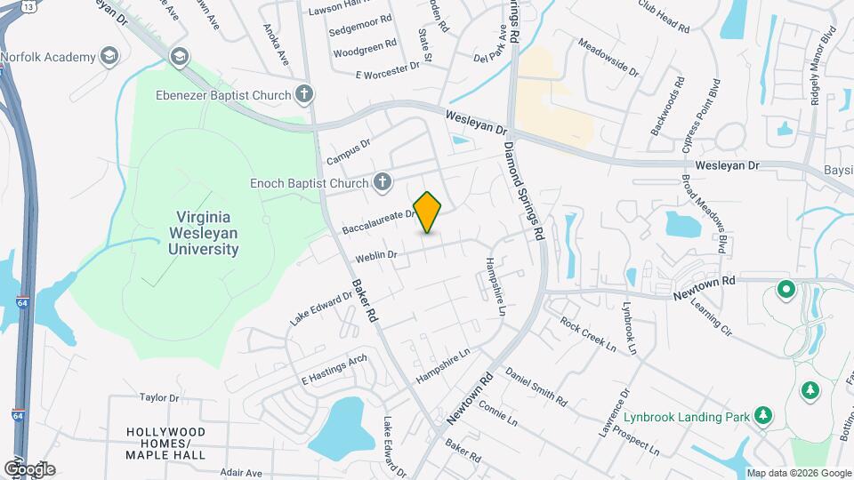 834 N Buckingham Ct Map and Location Details