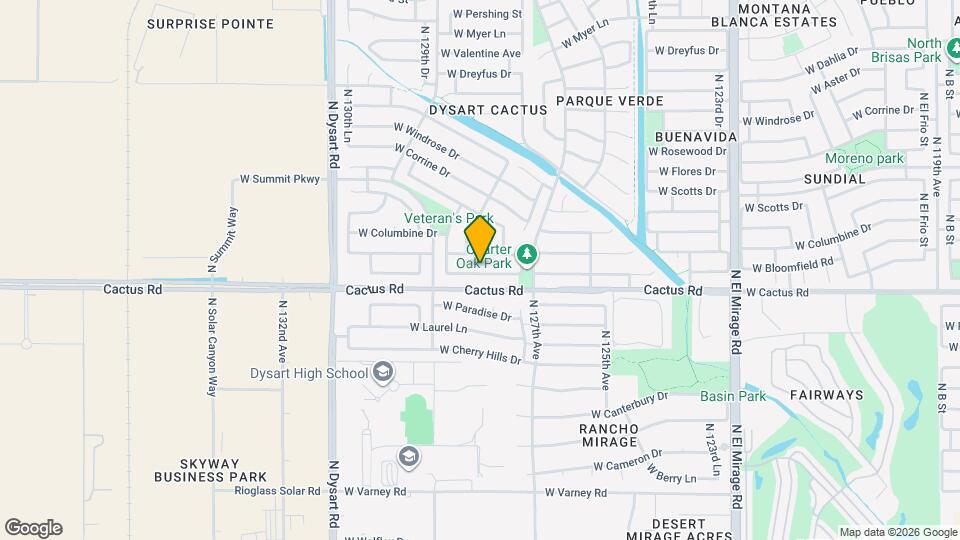 12742 W Charter Oak Rd Mapa y Detalles de la Ubicación