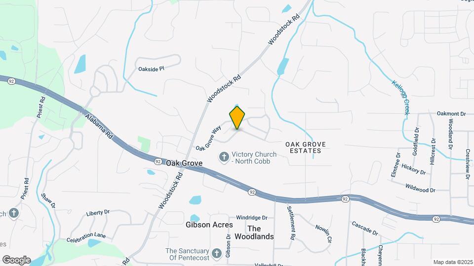 134 Oak Grove Pl Map and Location Details