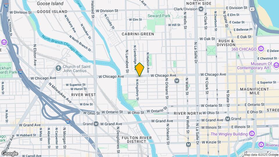 463 W Chicago Ave, Unit 1 Map and Location Details