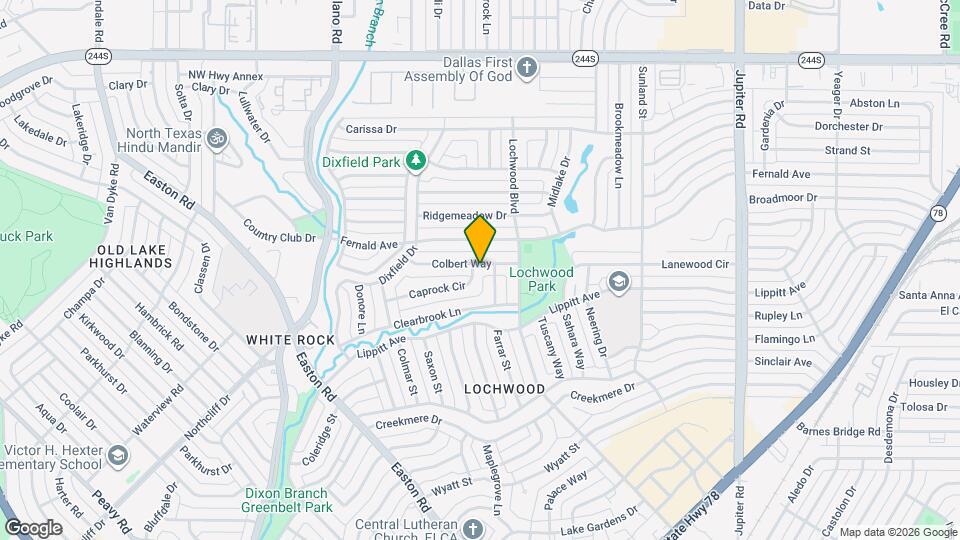 10908 Colbert Way Map and Location Details