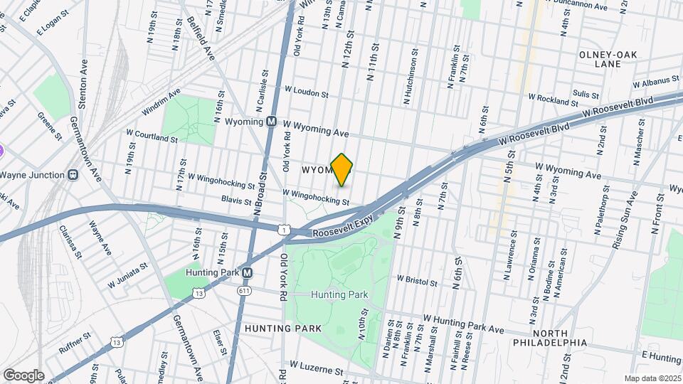 4515 N Marvine St Map and Location Details
