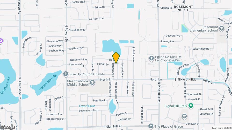 4606 Meadowbrook Ave Map and Location Details