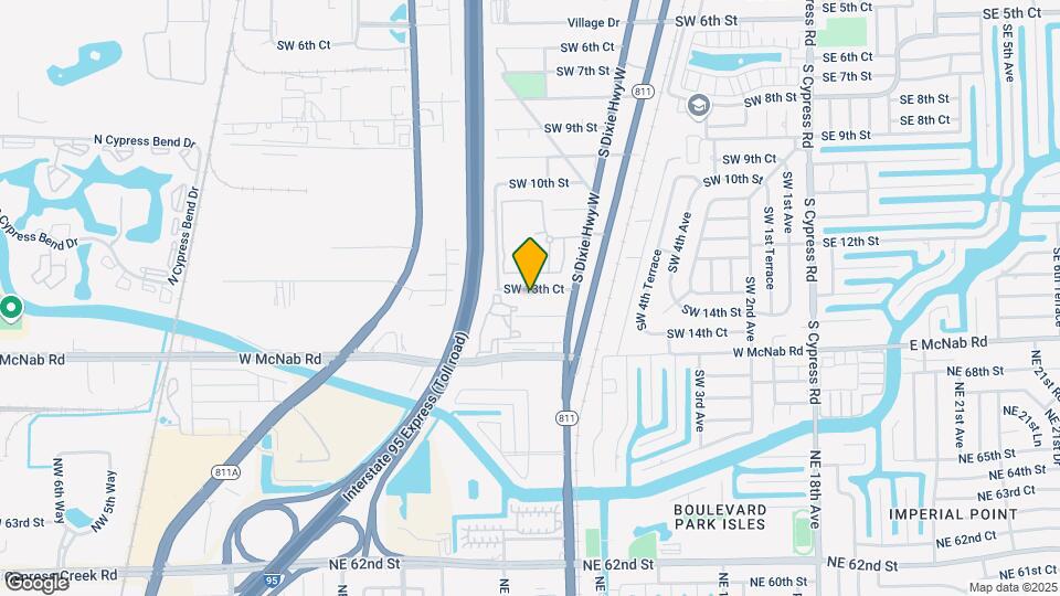 828 SW 13th Ct, Unit A Map and Location Details