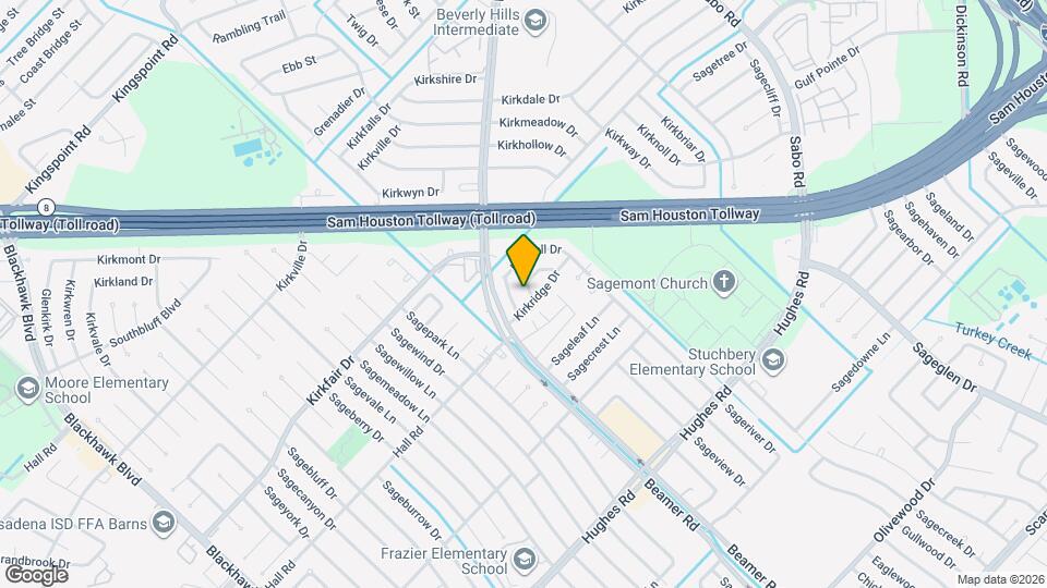 10911 Kirkbud Ln Map and Location Details