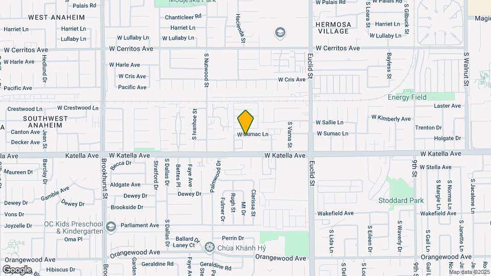 1822 W Sumac Ln Mapa y Detalles de la Ubicación