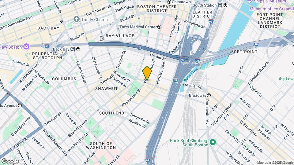 110 E Berkeley St, Unit 302H Mapa y Detalles de la Ubicación