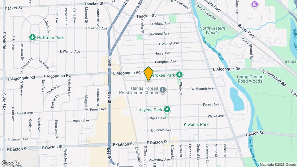 1411 Van Buren Ave, Unit 1 Map and Location Details