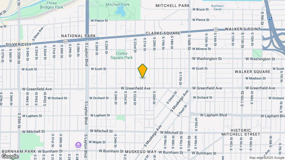 1311 S 21st St Map and Location Details