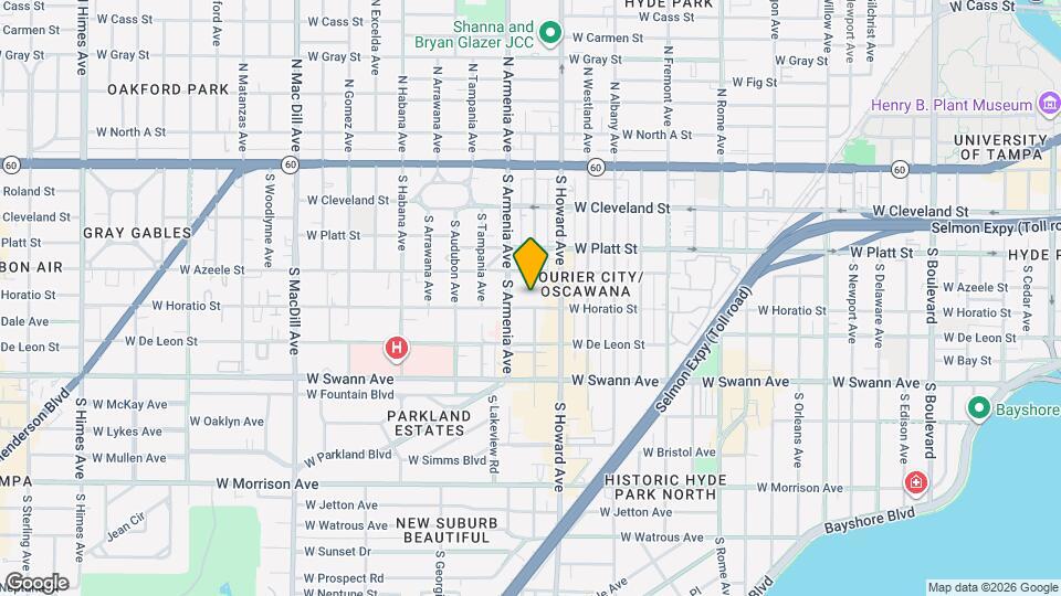 2401 W Horatio St Map and Location Details