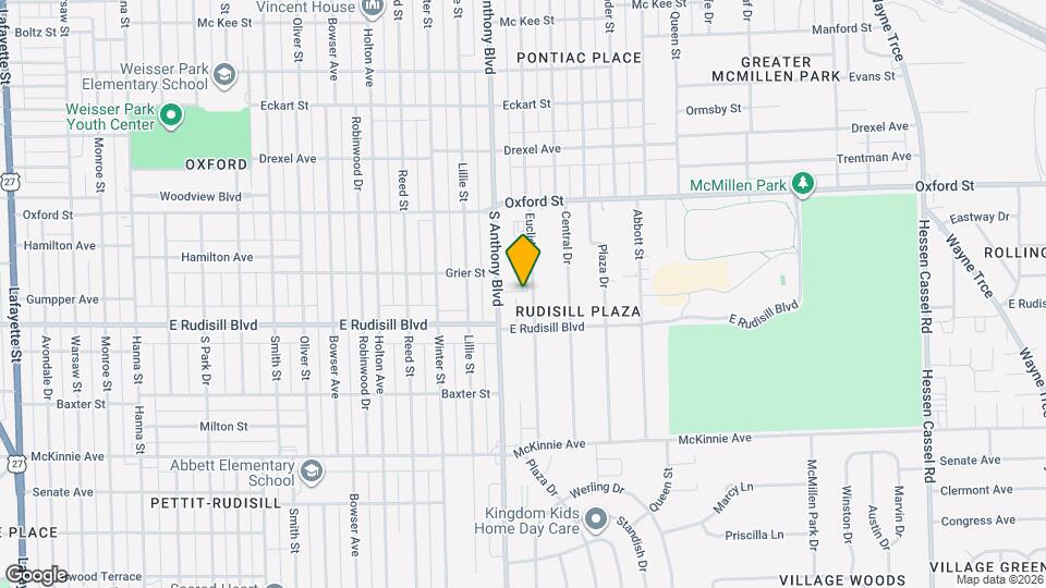 3804 Euclid Ave Map and Location Details