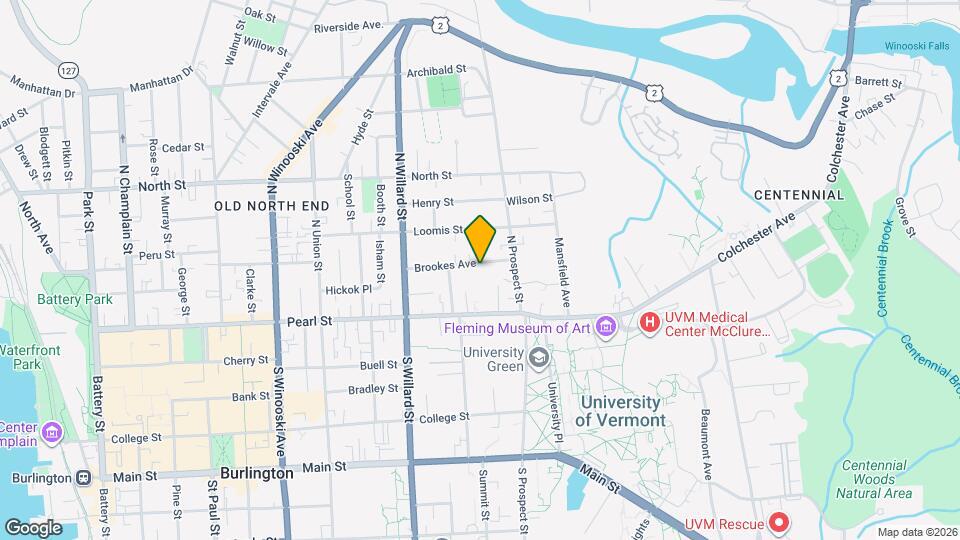 83 Brookes Ave, Unit 1 Map and Location Details