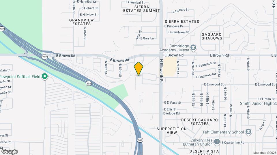 1029 N 90th Cir Map and Location Details