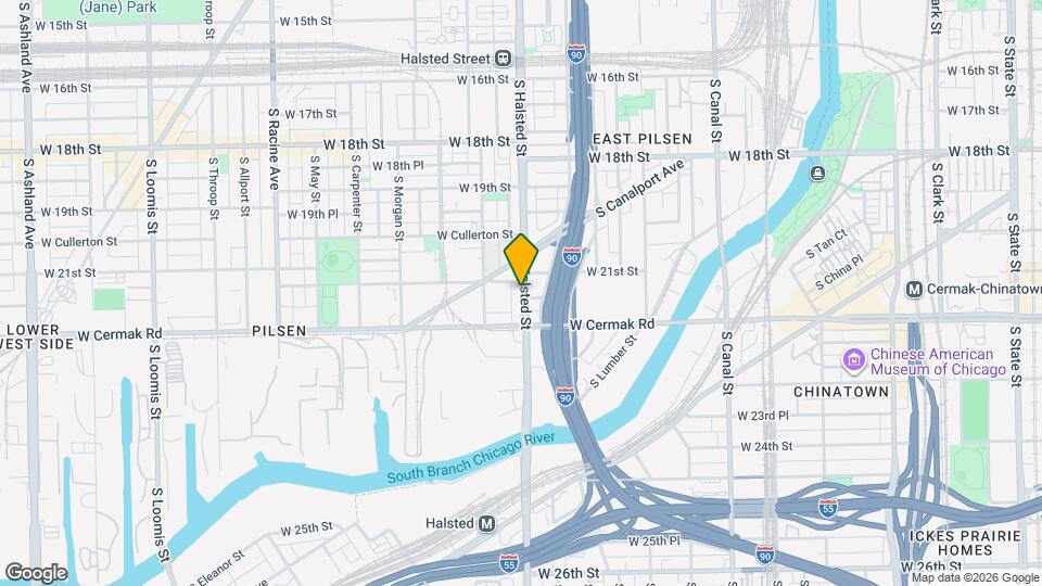 2120 S Halsted St Map and Location Details