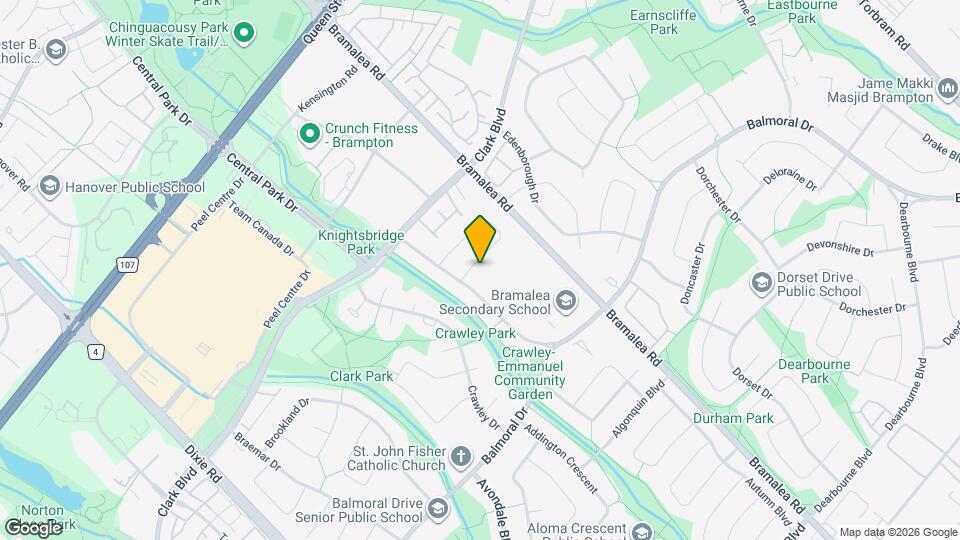 11 Cathcart Crescent Map and Location Details