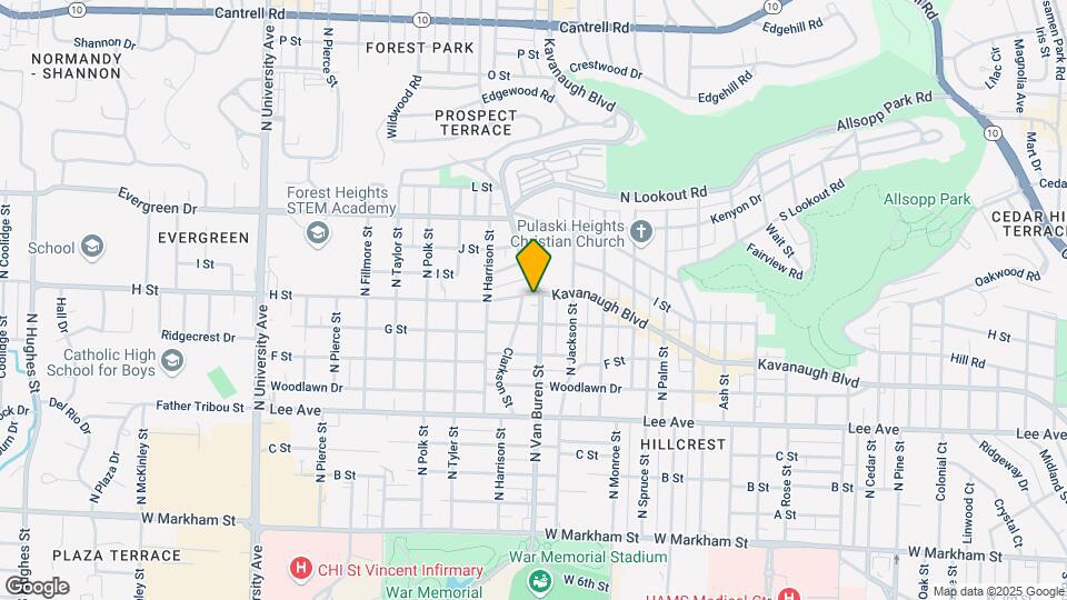 5101 H St Map and Location Details