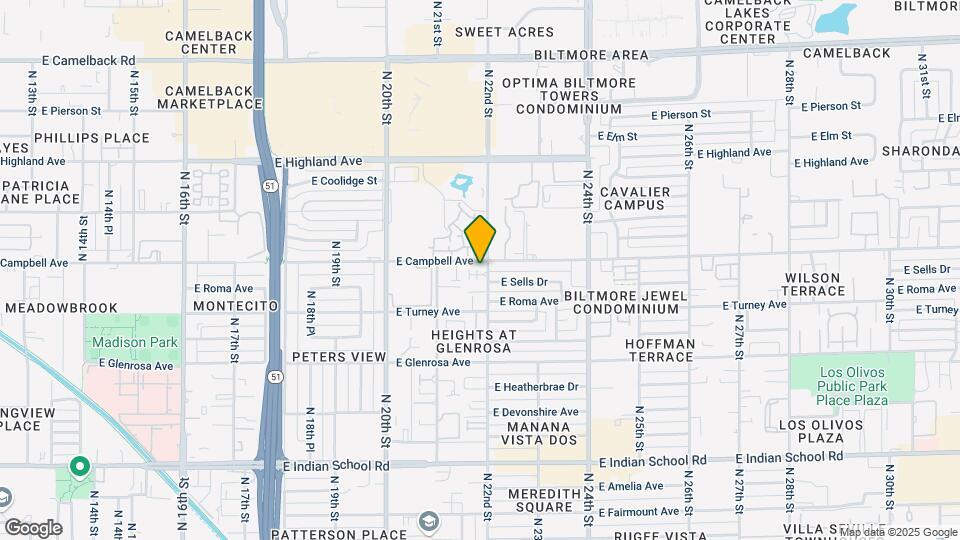 Trovare Condos Mapa y Detalles de la Ubicación