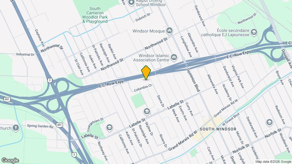 2630 Columbia Ct Map and Location Details